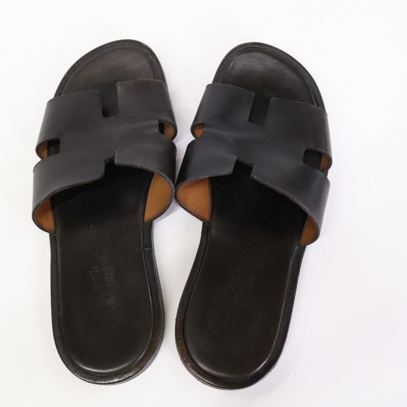Hermes Izmir Leather Sandals 42