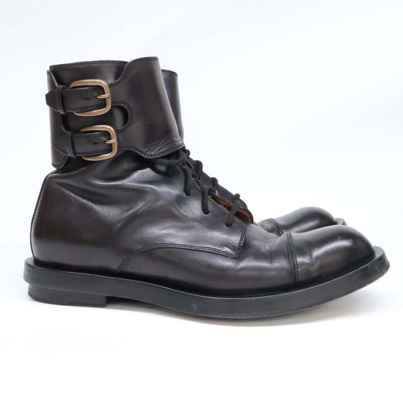 Gucci 325854 Double Buckle Military Boots Double Buckle Military Boots 7