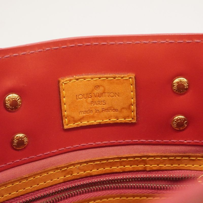 Louis Vuitton Handbag Vernis Lead PM M9132f Framboise Ladies