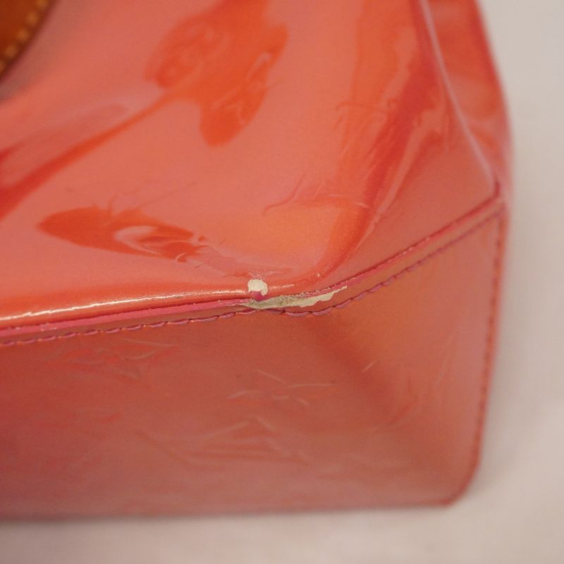 Louis Vuitton Handbag Vernis Lead PM M9132f Framboise Ladies