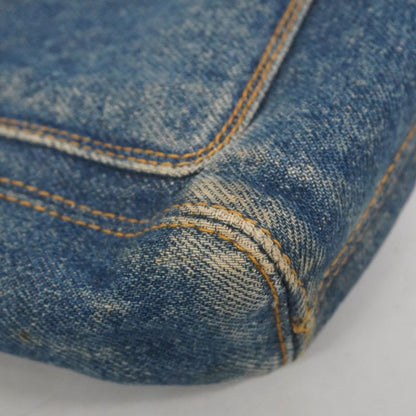 Chanel Tote Bag Denim Blue Gold Hardware Ladies