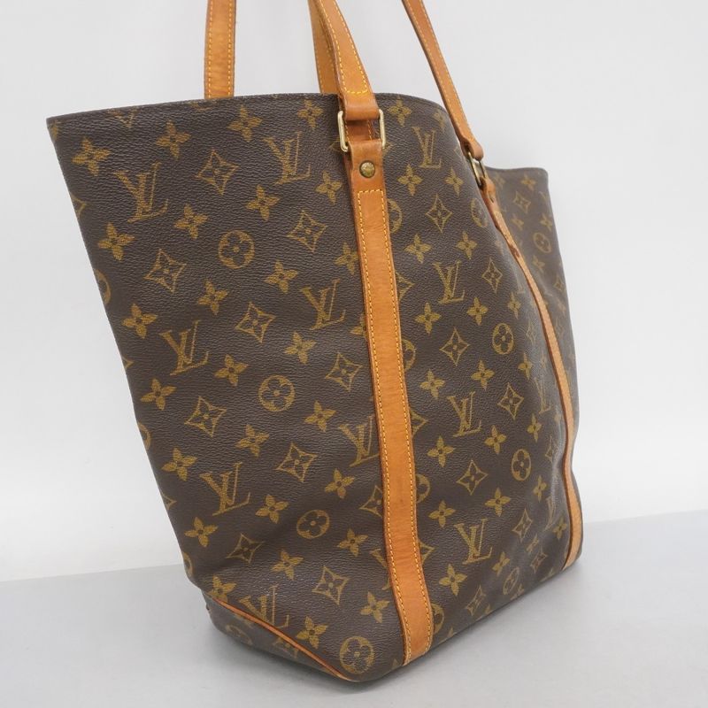 Louis Vuitton Tote Bag Monogram Sac Shopping M51109 Brown Ladies