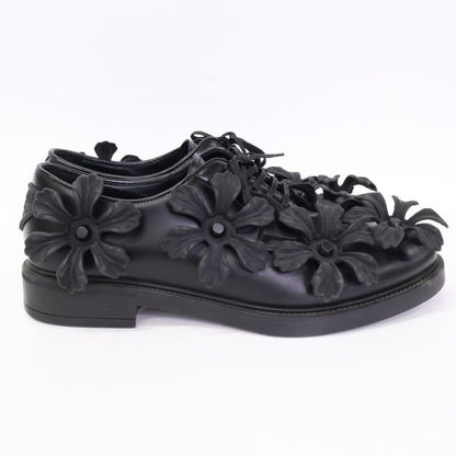 Prada [22ss] 2eg397 Floral Flower Applique Derby Floral Shoes 7