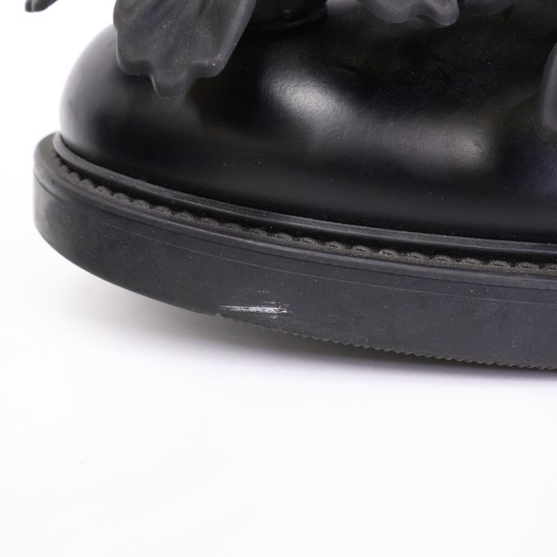 Prada [22ss] 2eg397 Floral Flower Applique Derby Floral Shoes 7