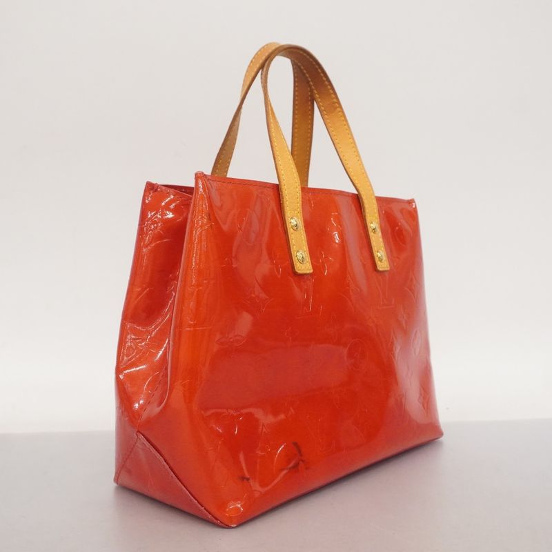 Louis Vuitton Handbag Vernis Lead PM M91088 Rouge Ladies