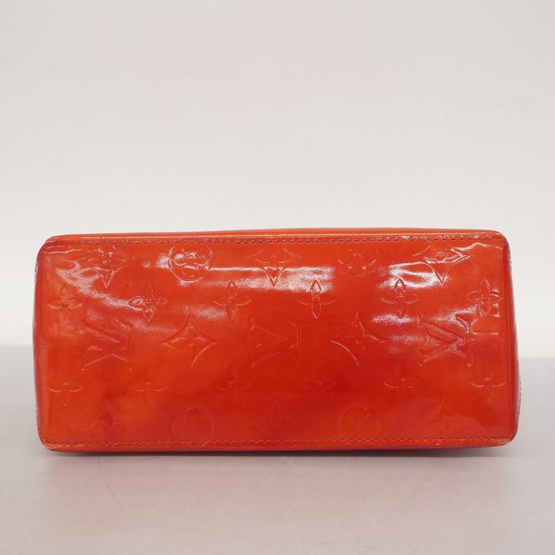 Louis Vuitton Handbag Vernis Lead PM M91088 Rouge Ladies