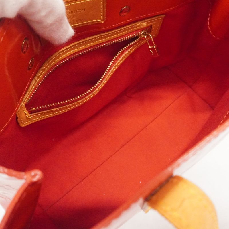 Louis Vuitton Handbag Vernis Lead PM M91088 Rouge Ladies
