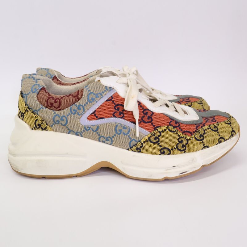 Gucci GG Canvas Lace-up Sneakers 8