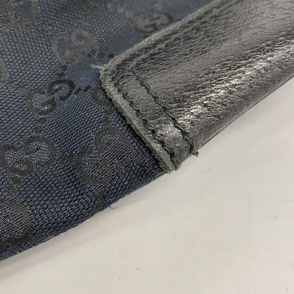 Gucci Handbag GG Canvas Princy 161720 Canvas Black Chien Pan Gold Hardware