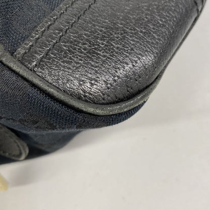 Gucci Handbag GG Canvas Princy 161720 Canvas Black Chien Pan Gold Hardware