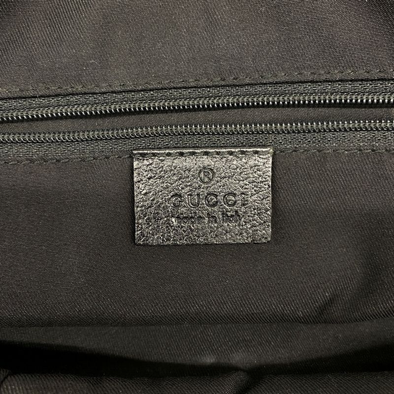 Gucci Handbag GG Canvas Princy 161720 Canvas Black Chien Pan Gold Hardware