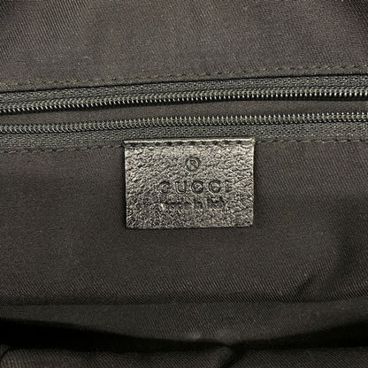 Gucci Handbag GG Canvas Princy 161720 Canvas Black Chien Pan Gold Hardware