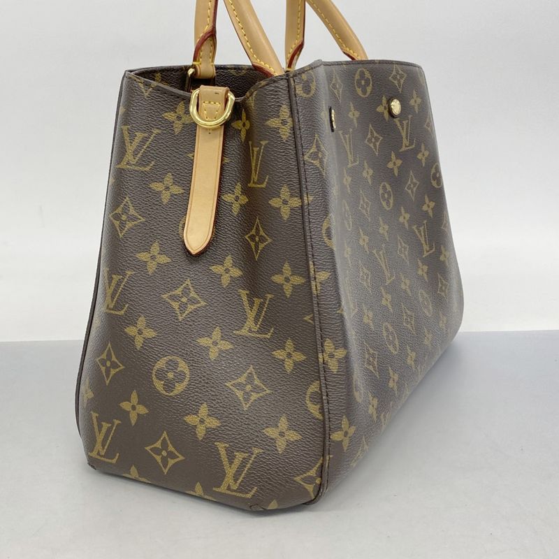 Louis Vuitton Handbag Monogram Montaigne MM M41056 Brown Ladies
