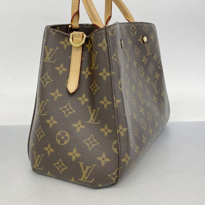Louis Vuitton Handbag Monogram Montaigne MM M41056 Brown Ladies