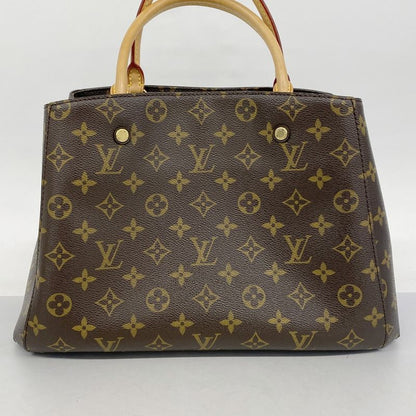 Louis Vuitton Handbag Monogram Montaigne MM M41056 Brown Ladies