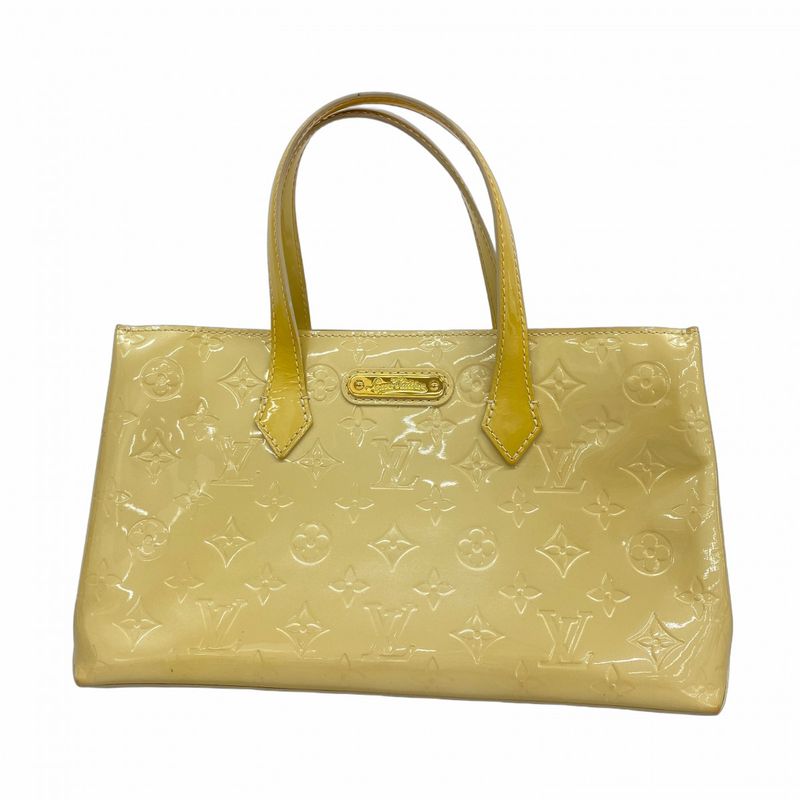 Louis Vuitton Tote Bag Vernis Wilshire PM M91452 Broncolail Women's