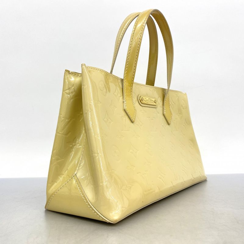 Louis Vuitton Tote Bag Vernis Wilshire PM M91452 Broncolail Women's