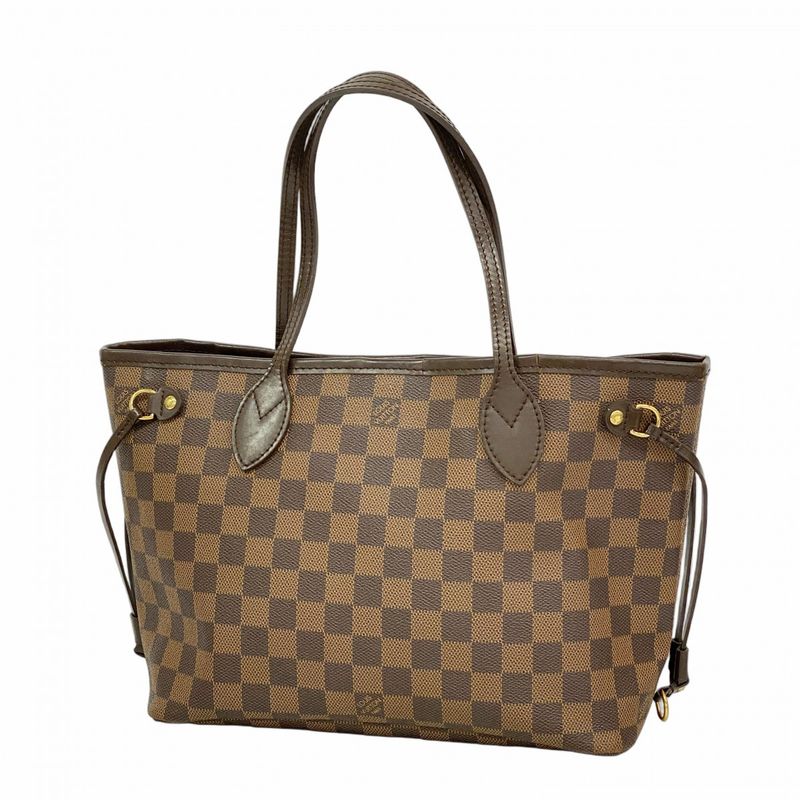 Louis Vuitton Tote Bag Damier Neverfull PM N51109 Ebene Ladies