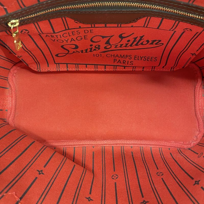 Louis Vuitton Tote Bag Damier Neverfull PM N51109 Ebene Ladies