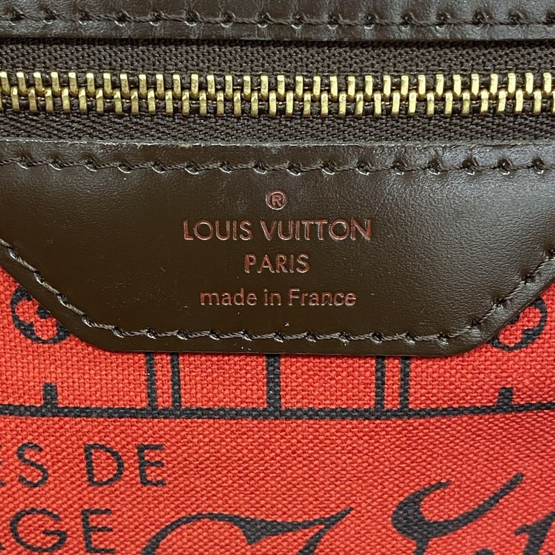 Louis Vuitton Tote Bag Damier Neverfull PM N51109 Ebene Ladies