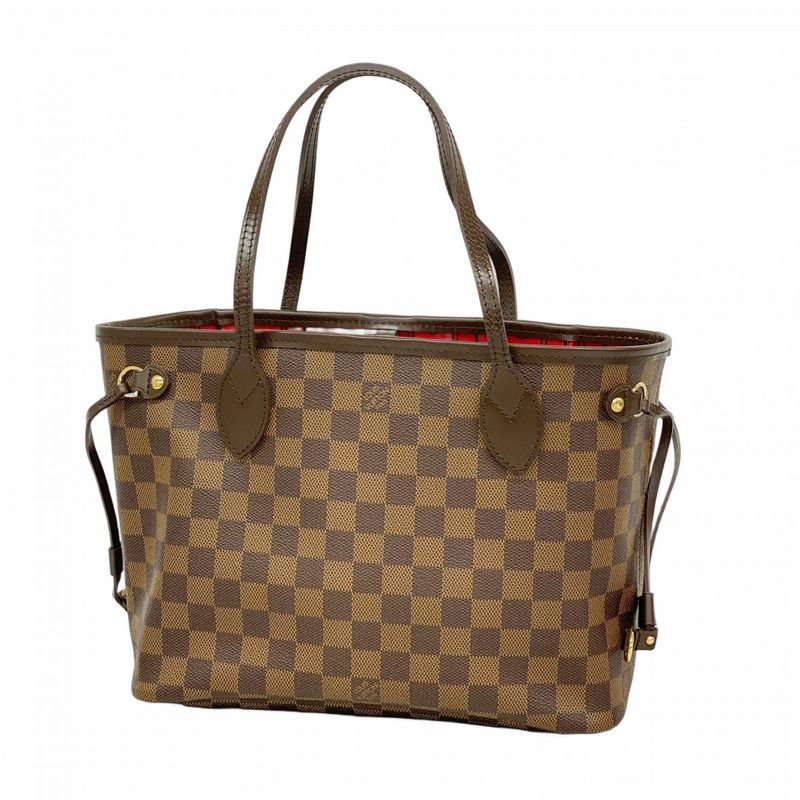 Louis Vuitton Tote Bag Damier Neverfull PM N51109 Ebene Ladies