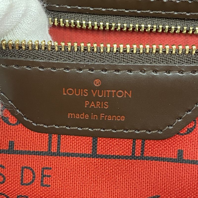 Louis Vuitton Tote Bag Damier Neverfull PM N51109 Ebene Ladies