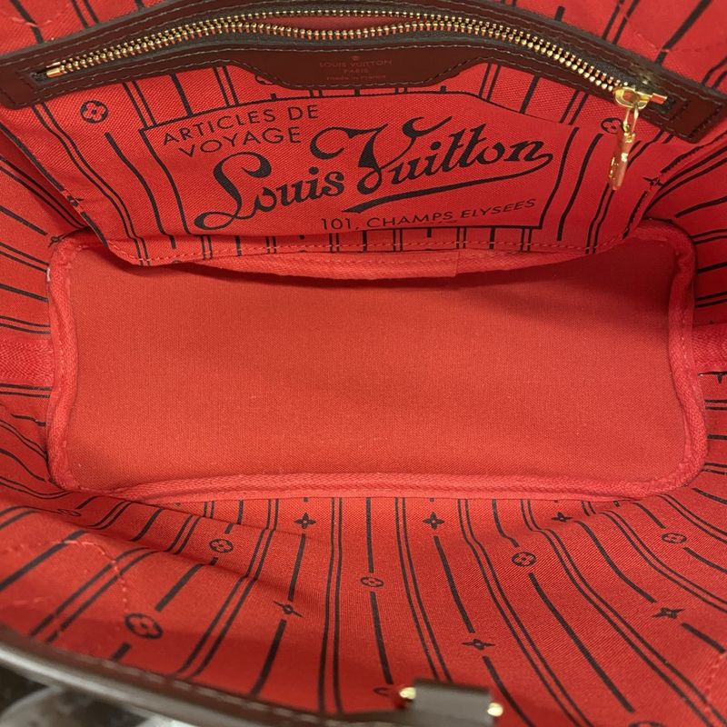 Louis Vuitton Tote Bag Damier Neverfull PM N51109 Ebene Ladies