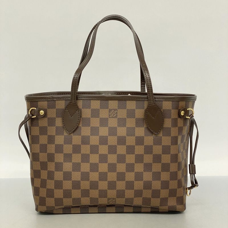 Louis Vuitton Tote Bag Damier Neverfull PM N51109 Ebene Ladies
