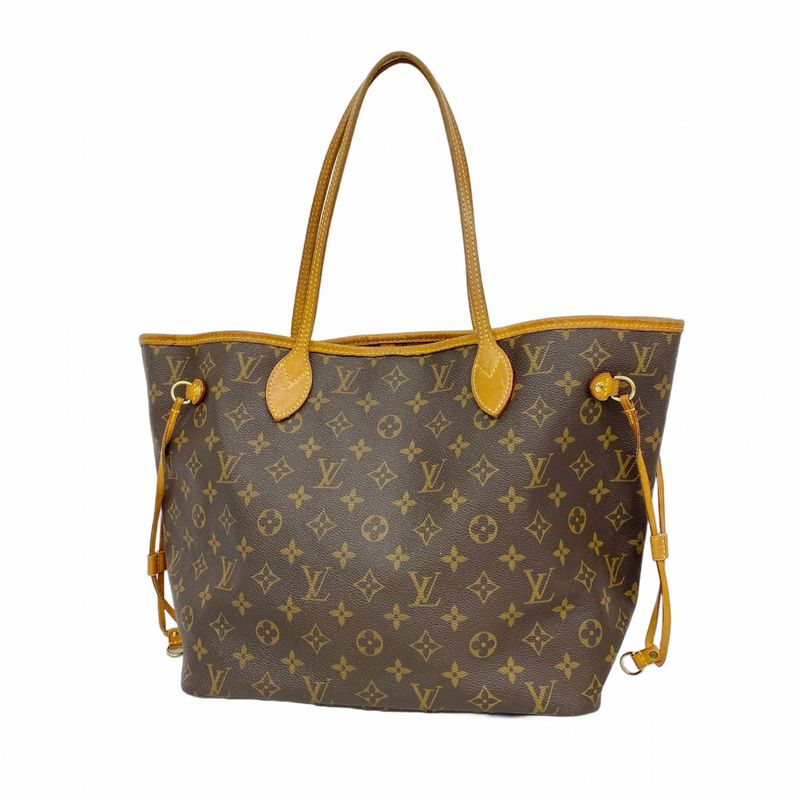 Louis Vuitton Tote Bag Monogram Neverfull MM M40156 Brown Ladies