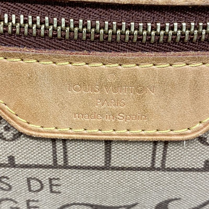 Louis Vuitton Tote Bag Monogram Neverfull MM M40156 Brown Ladies