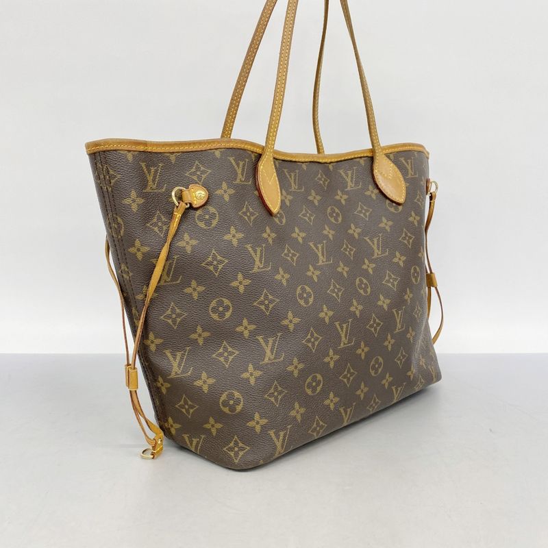 Louis Vuitton Tote Bag Monogram Neverfull MM M40156 Brown Ladies