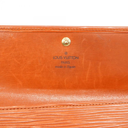 Louis Vuitton Long Wallet Epi Pochette Portomone Cles Di M63573 Kenya Brown
