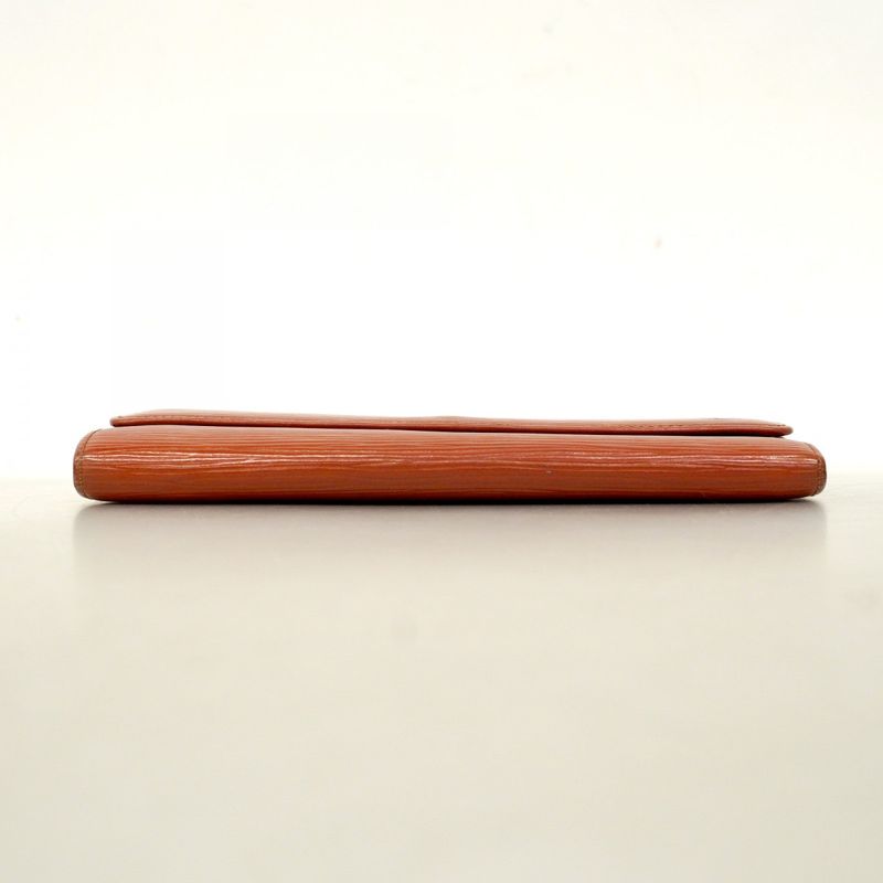 Louis Vuitton Long Wallet Epi Pochette Portomone Cles Di M63573 Kenya Brown