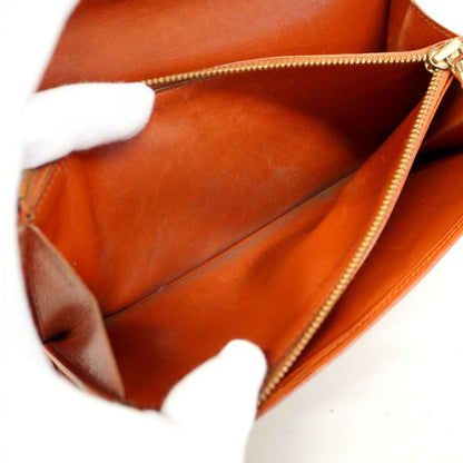 Louis Vuitton Long Wallet Epi Pochette Portomone Cles Di M63573 Kenya Brown