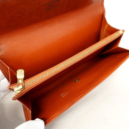 Louis Vuitton Long Wallet Epi Pochette Portomone Cles Di M63573 Kenya Brown