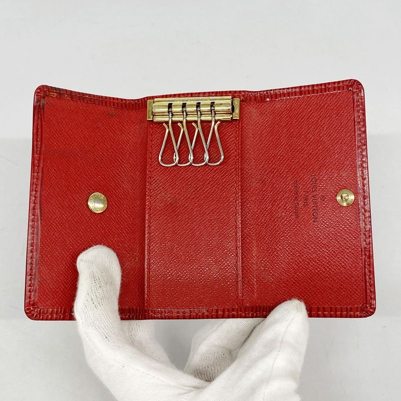 Louis Vuitton Key Case Epi Multicles 4 M63827 Castilian Red Ladies