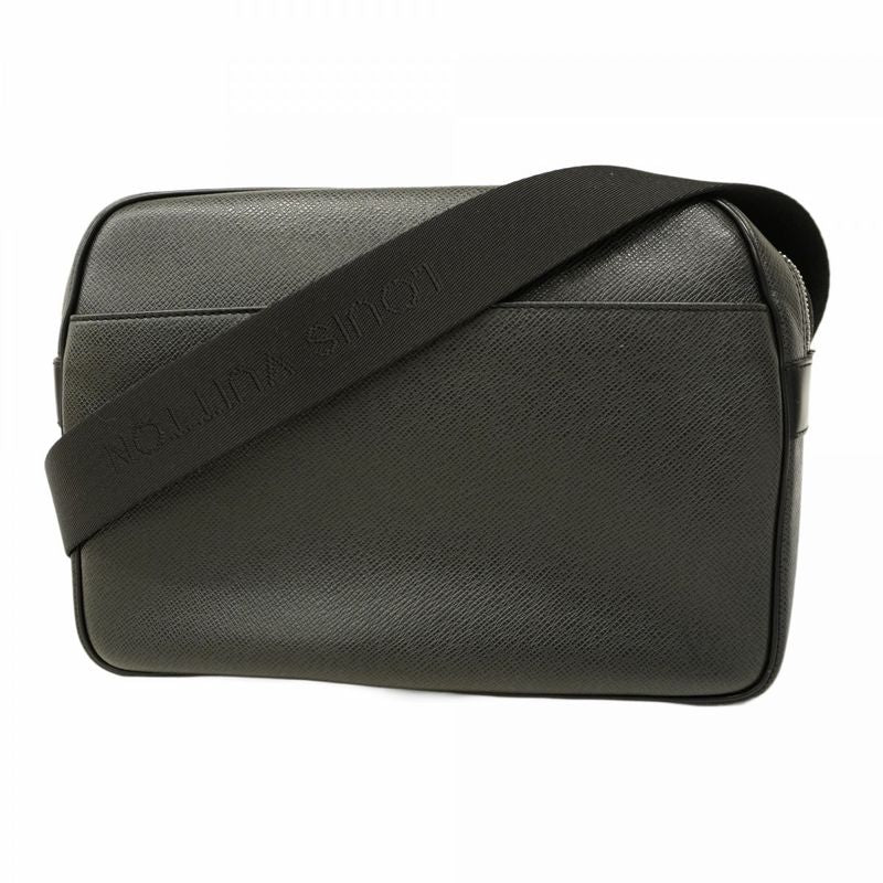 Louis Vuitton Shoulder Bag Taiga Reporter M30152 Ardoise Men's