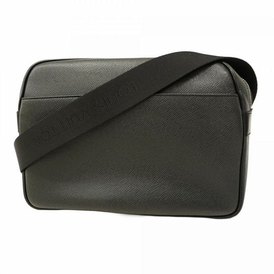 Louis Vuitton Shoulder Bag Taiga Reporter M30152 Ardoise Men's