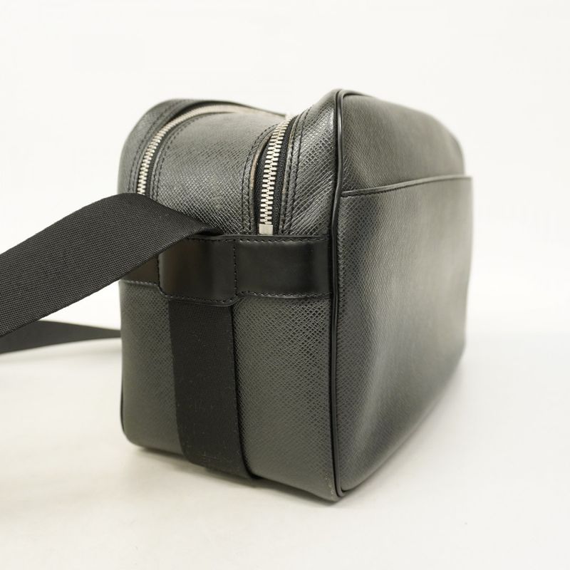 Louis Vuitton Shoulder Bag Taiga Reporter M30152 Ardoise Men's