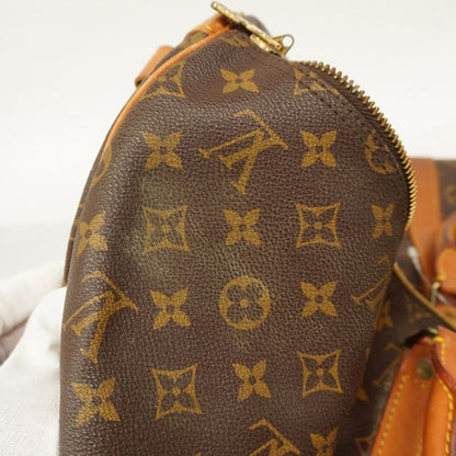 Louis Vuitton Boston Bag Monogram Keepall Bandoliere 55 M41414 Brown Men Women