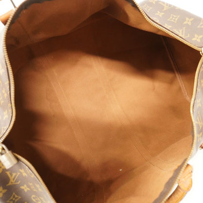 Louis Vuitton Boston Bag Monogram Keepall Bandoliere 55 M41414 Brown Men Women