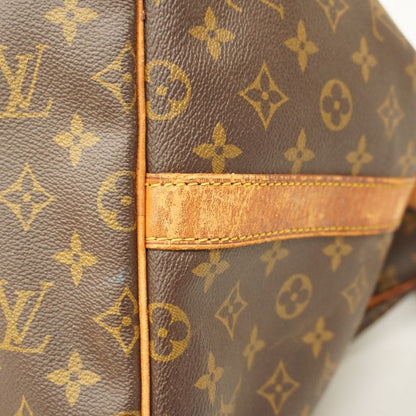 Louis Vuitton Boston Bag Monogram Keepall Bandoliere 55 M41414 Brown Men Women