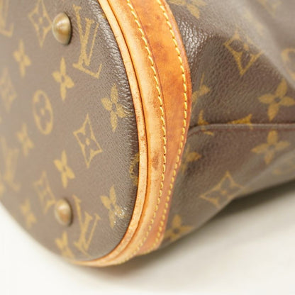 Louis Vuitton Tote Bag Monogram Bucket PM M42238 Brown Ladies