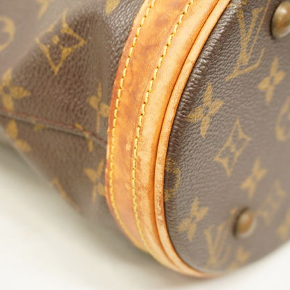 Louis Vuitton Tote Bag Monogram Bucket PM M42238 Brown Ladies