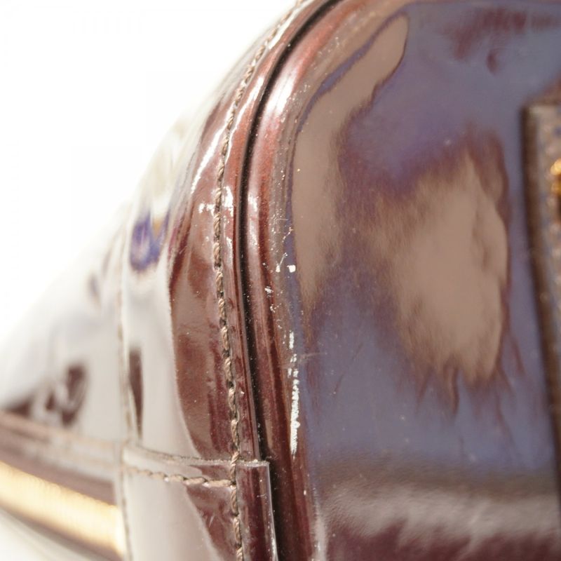 Louis Vuitton Handbag Vernis Alma PM M91611 Amarant Women's