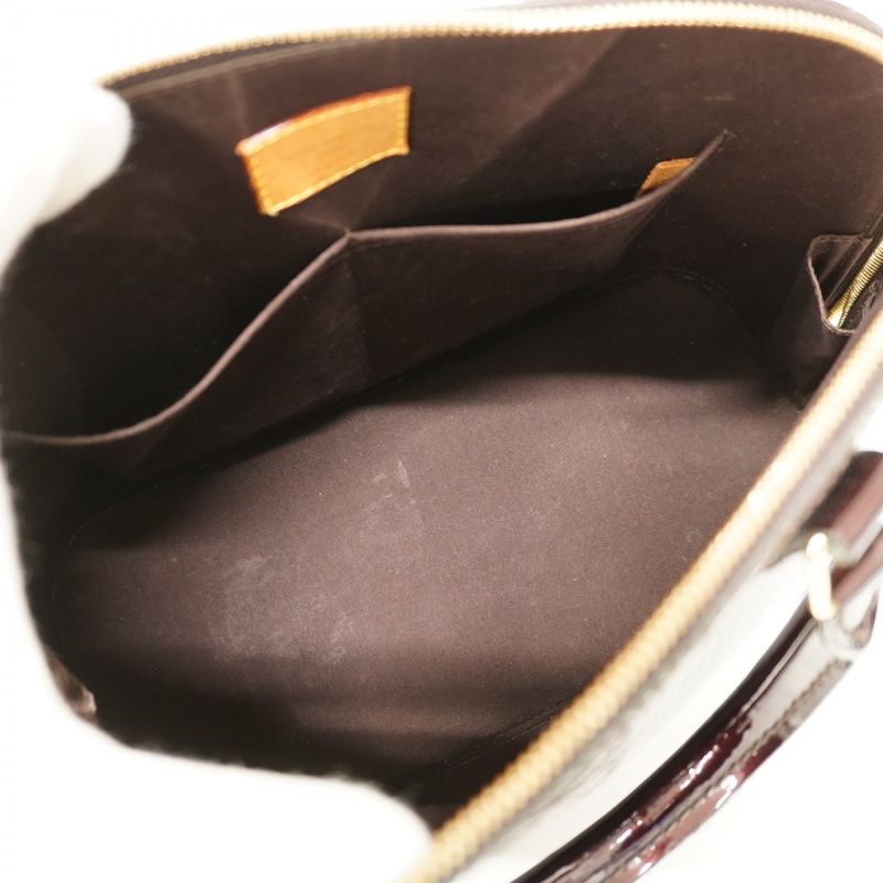 Louis Vuitton Handbag Vernis Alma PM M91611 Amarant Women's