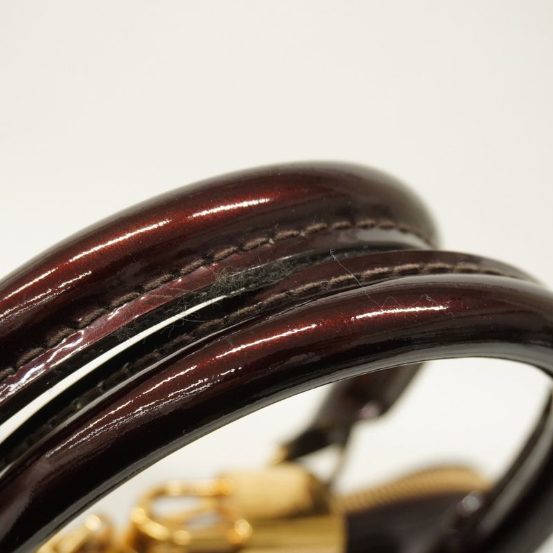 Louis Vuitton Handbag Vernis Alma PM M91611 Amarant Women's