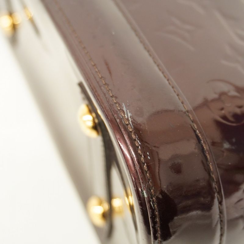 Louis Vuitton Handbag Vernis Alma PM M91611 Amarant Women's