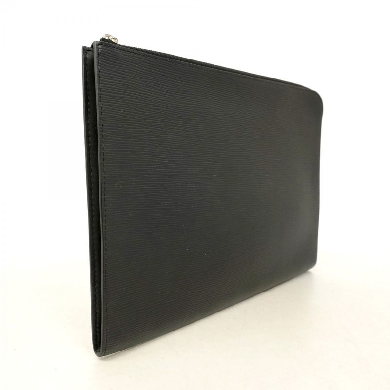 Louis Vuitton Clutch Bag Epi Pochette Jules GM M64153 Noir Black Men's