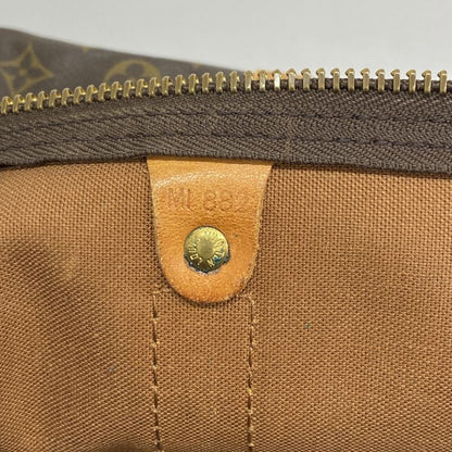 Louis Vuitton Boston Bag Monogram Keepall 55 M41424 Brown Men Women Unisex